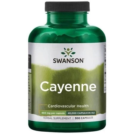 Swanson Cayenne (Pieprz Kajeński) 450 Mg 300 K