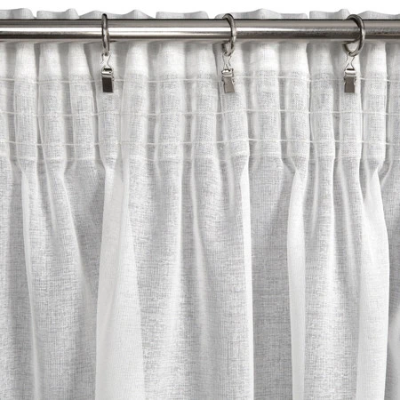 FIRANA GOTOWA MARGO NA TAŚMIE 140 X 270 CM BIAŁY