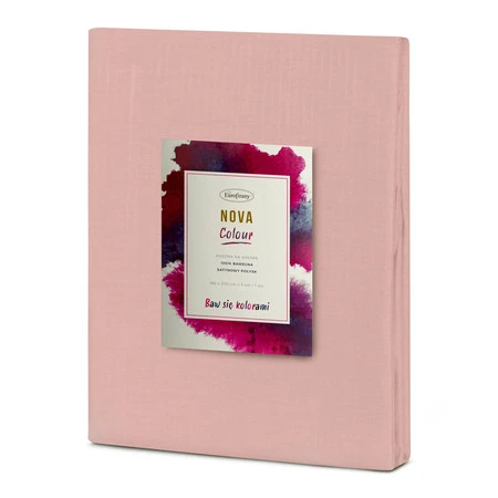 POSZEWKA NOVA COLOUR 180 X 200 CM PUDROWY RÓŻ