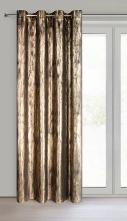 ZASŁONA GOTOWA EMILA 140 X 250 CM CZARNY