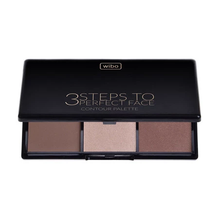 3 Steps paleta do konturowania twarzy Dark 10g