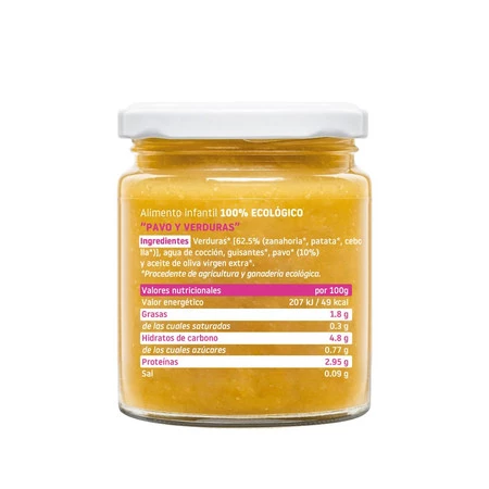 Smileat, BIO Słoiczek z ekologicznym indykiem i warzywami, 230g