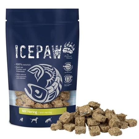 ICEPAW mit Hering - przysmaki z filetów białych ryb i śledzia dla psów (150g)