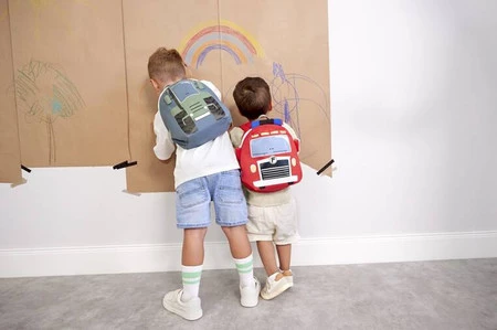 Lassig Plecak do przedszkola dla przedszkolaka Tiny Drivers Wóz strażacki