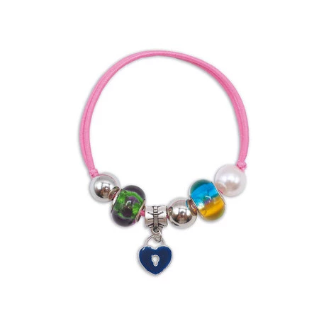 Janod Zestaw kreatywny do tworzenia biżuterii Bransoletki szczęścia 8+