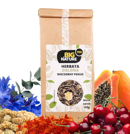 Herbata zielona WIECZORNY PSIKUS 100g