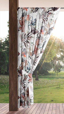 Zasłona gotowa Garden 21 na Taśmie 155 x 200 cm, Biały