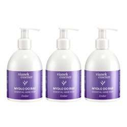 Zestaw: 3x Vianek Essence mydło do rąk Ember 300ml