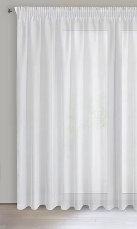 FIRANA GOTOWA REBECCA NA TAŚMIE 400 X 250 CM BIAŁY