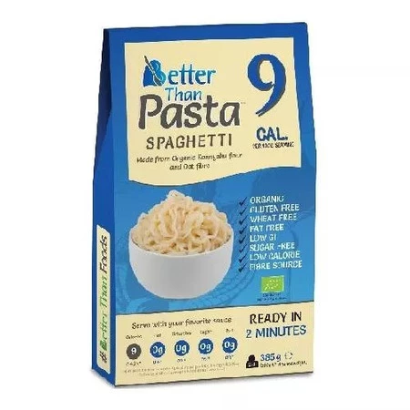 Better Than Foods − Makaron konjac typu noodle tagliatelle bezglutenowy BIO − 385 g