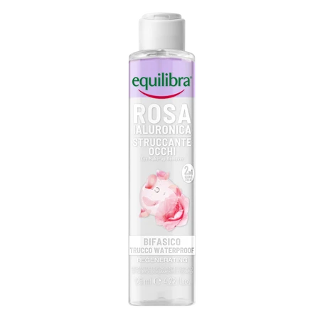 Equilibra Różany dwufazowy płyn do demakijażu z kwasem hialuronowym 125ml