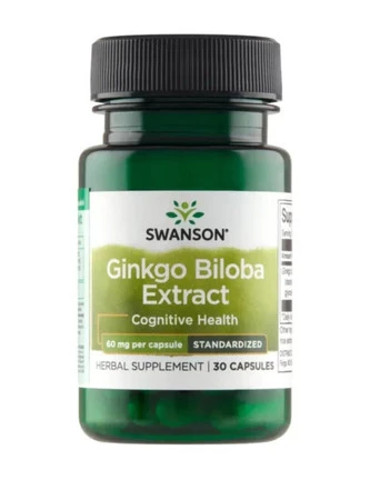 Ginkgo Biloba Extract 60 mg (30 kaps.)