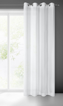 FIRANA GOTOWA ESTEL 140 X 250 CM BIAŁY