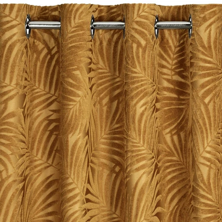 ZASŁONA GOTOWA LIVIA 140 X 250 CM ZŁOCISTY