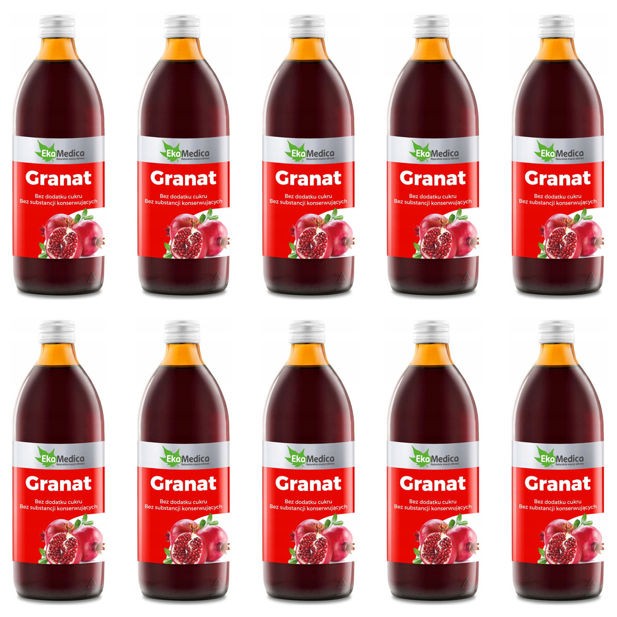 Zestaw 10x EkaMedica Granat 1l - Nabea.pl