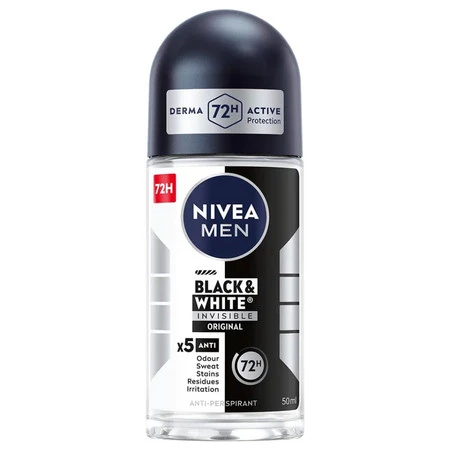 Men Black&White Invisible Original antyperspirant w kulce 50ml