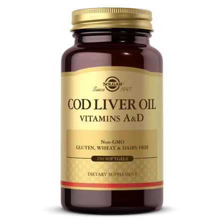 Cod Liver Oil - Vitamins A&D (250 kaps.)