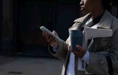 JJ - Kubek podróżny 340ml Sipp™, niebieski