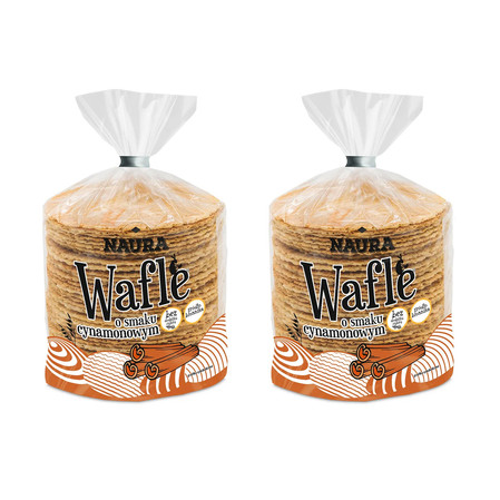Zestaw 2x Wafle pszenne o smaku cynamonowym 100g