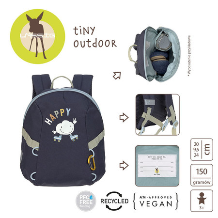 Lassig Plecak do przedszkola Tiny Outdoor Cloud dark blue