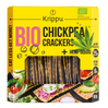 KRAKERSY PROTEINOWE Z CIECIERZYCY Z NASIONAMI KONOPI BIO 80 g - KRIPPU
