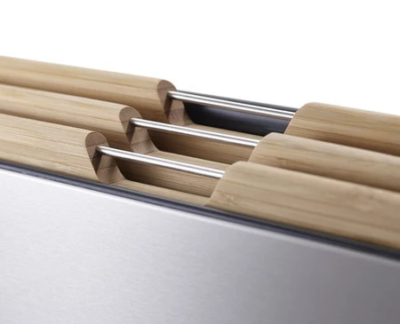 JJ-Zestaw 3desek bambusowych w stojaku FolioBamboo