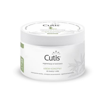 Cutis Ł -  krem konopny 20% + CBD 400 ml
