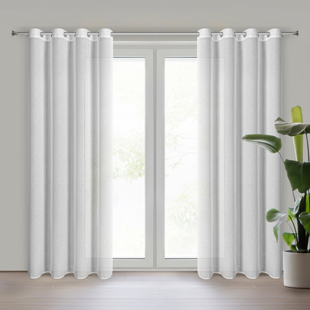 FIRANA GOTOWA TULSA 140 X 250 CM BIAŁY