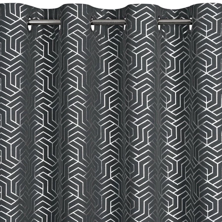 ZASŁONA GOTOWA SEMI 140 X 250 CM STALOWY