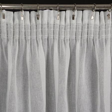 FIRANA GOTOWA LINZI NA TAŚMIE 140 X 270 CM BIAŁY