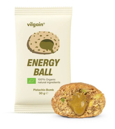 Vilgain Energy Ball BIO kulki z nadzieniem pistacjowym 30 g