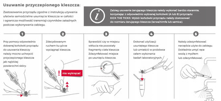 Kick the Tick przyrząd do usuwania kleszczy 1 szt