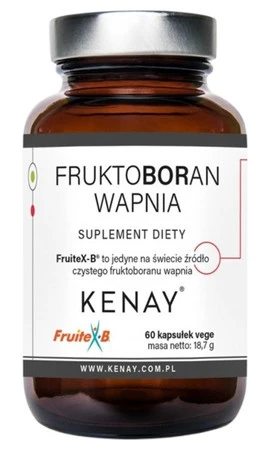 KENAY Fruktoboran wapnia FruiteX-B® (60 kaps.)