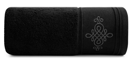Ręcznik Klas2 (07), 50 x 90 cm, Czarny