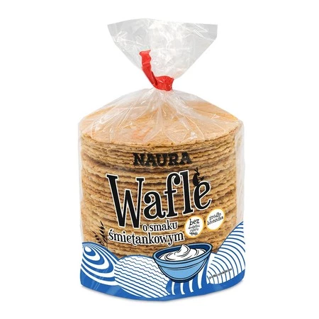 Zestaw 2x Wafle pszenne o smaku śmietankowym 100g