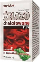 Sanbios Żelazo Chelatowe Plus 30 T