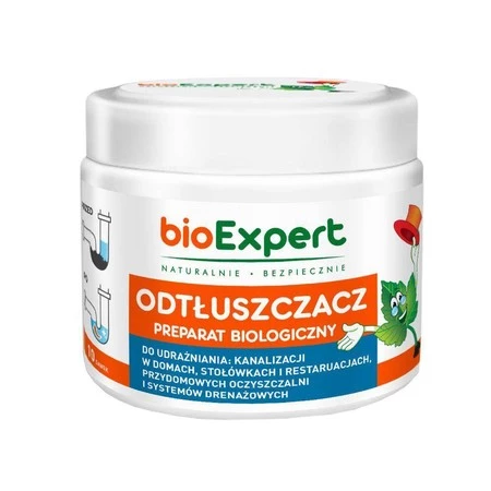 bioExpert, Odtłuszczacz biologiczny do udrażniania kanalizacji, 250g