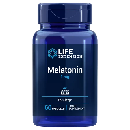 LIFE EXTENSION Melatonin 1 mg EU (60 kaps.)