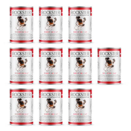 Zestaw 10x Rockster Boeuf du cap - BIO wołowina (400 g)