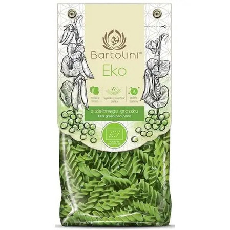 MAKARON (Z GROSZKU ZIELONEGO) ŚWIDERKI BIO 250 g - BARTOLINI