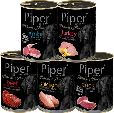 Dolina Noteci PIPER Animals PURE Indyk Ziemniaki 400g