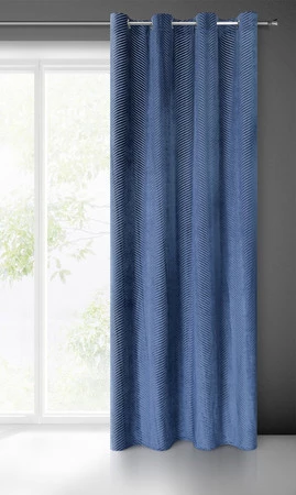 ZASŁONA GOTOWA LUSSI 140 X 250 CM GRANATOWY