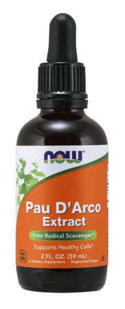 Now Foods Pau D'Arco (ekstrakt z kory) na wsparcie odporności 59 ml w kroplach