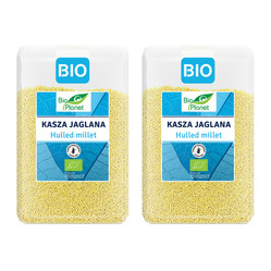  Zestaw 2x Bio Planet − Kasza jaglana bezglutenowa BIO − 2 kg