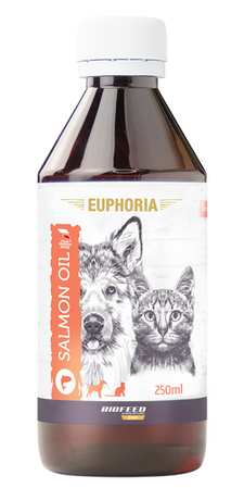 BIOFEED EUPHORIA Olej z łososia dla psa i kota Salmon Oil 250 ml