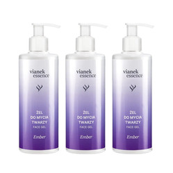 Zestaw: 3x Vianek Essence żel do mycia twarzy Ember 300ml