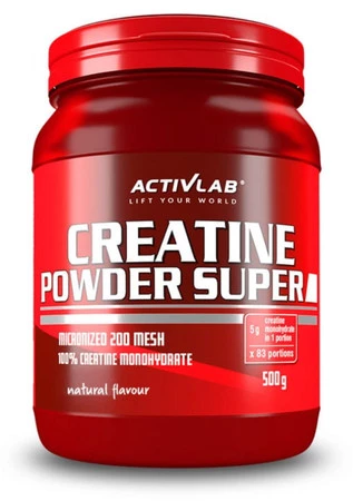 ACTIVLAB CREATINE POWDER SUPER Kreatyna 500g smak naturalny