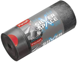 Paclan Silver Space worki na śmieci 35L 15 sztuk