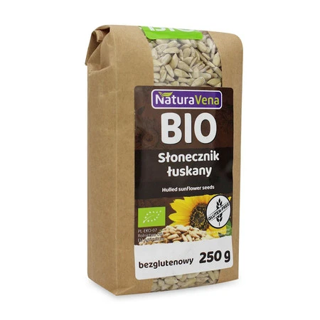 NATURAVENA SŁONECZNIK ŁUSKANY BIO 250 g
