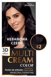 Farba do włosów 42 Hebanowa Czerń